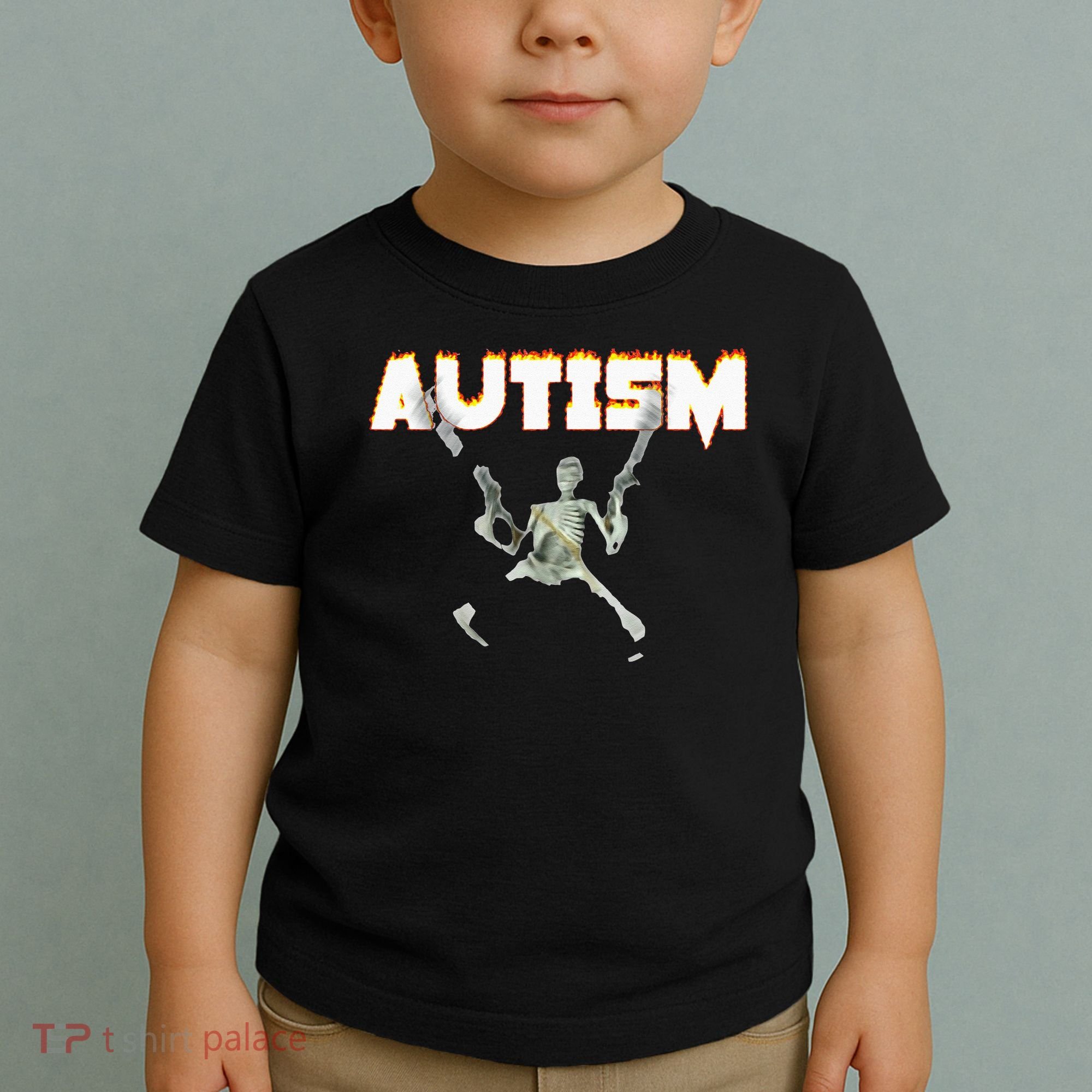 Autism Skeleton Meme Toddler T-Shirt