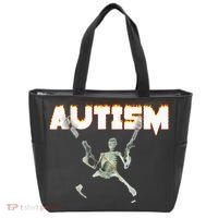 Autism Skeleton Meme Tote Bag thumb 0
