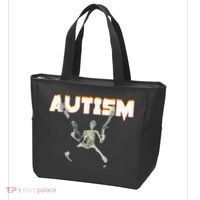 Autism Skeleton Meme Tote Bag thumb 3