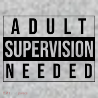Adult Supervision Needed Funny Gift The Baniff Cuffed Pom Beanie thumb 2