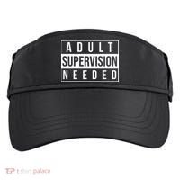 Adult Supervision Needed Funny Gift Adult Drive Performance Visor thumb 0