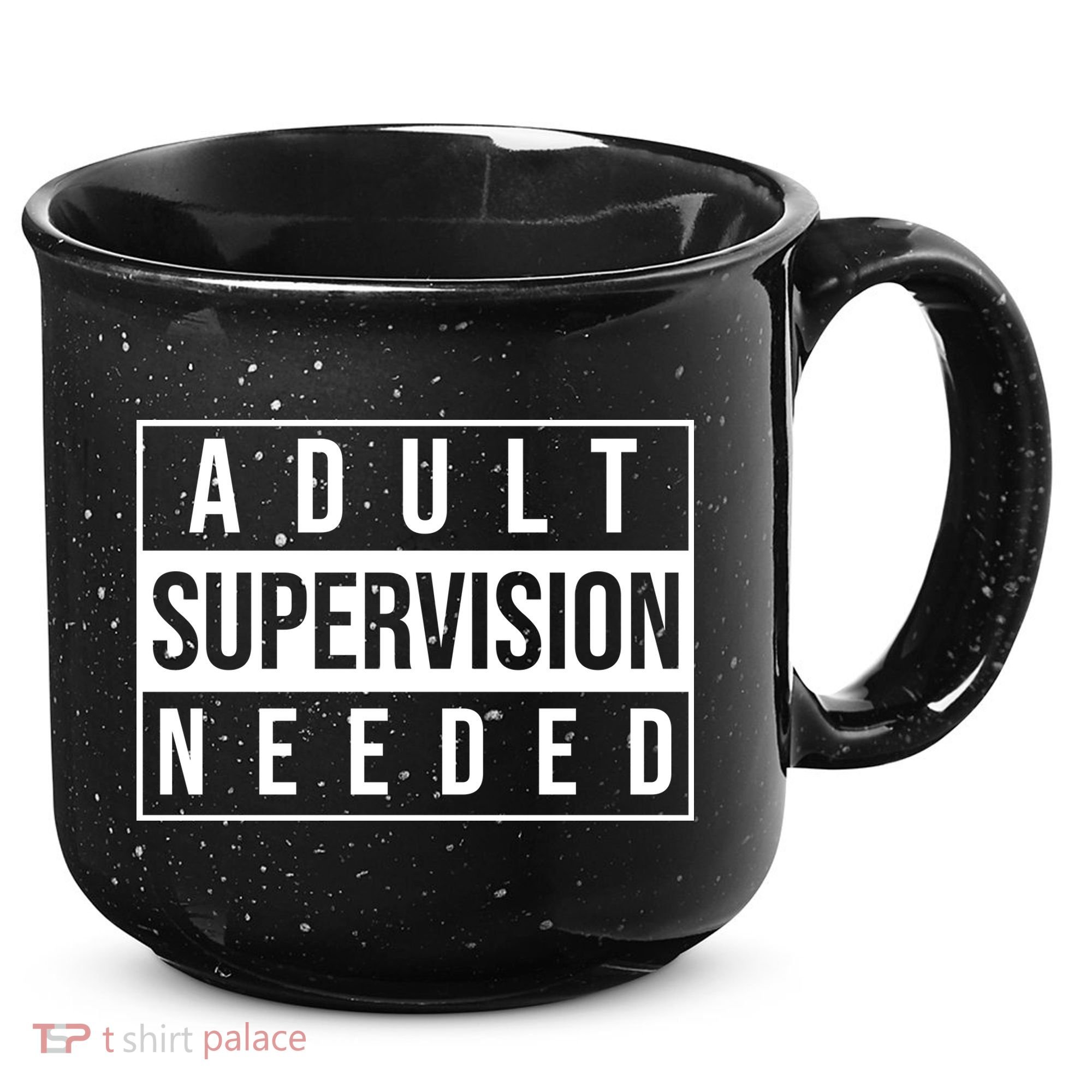 Adult Supervision Needed Funny Gift 15oz Campfire Ceramic Mug