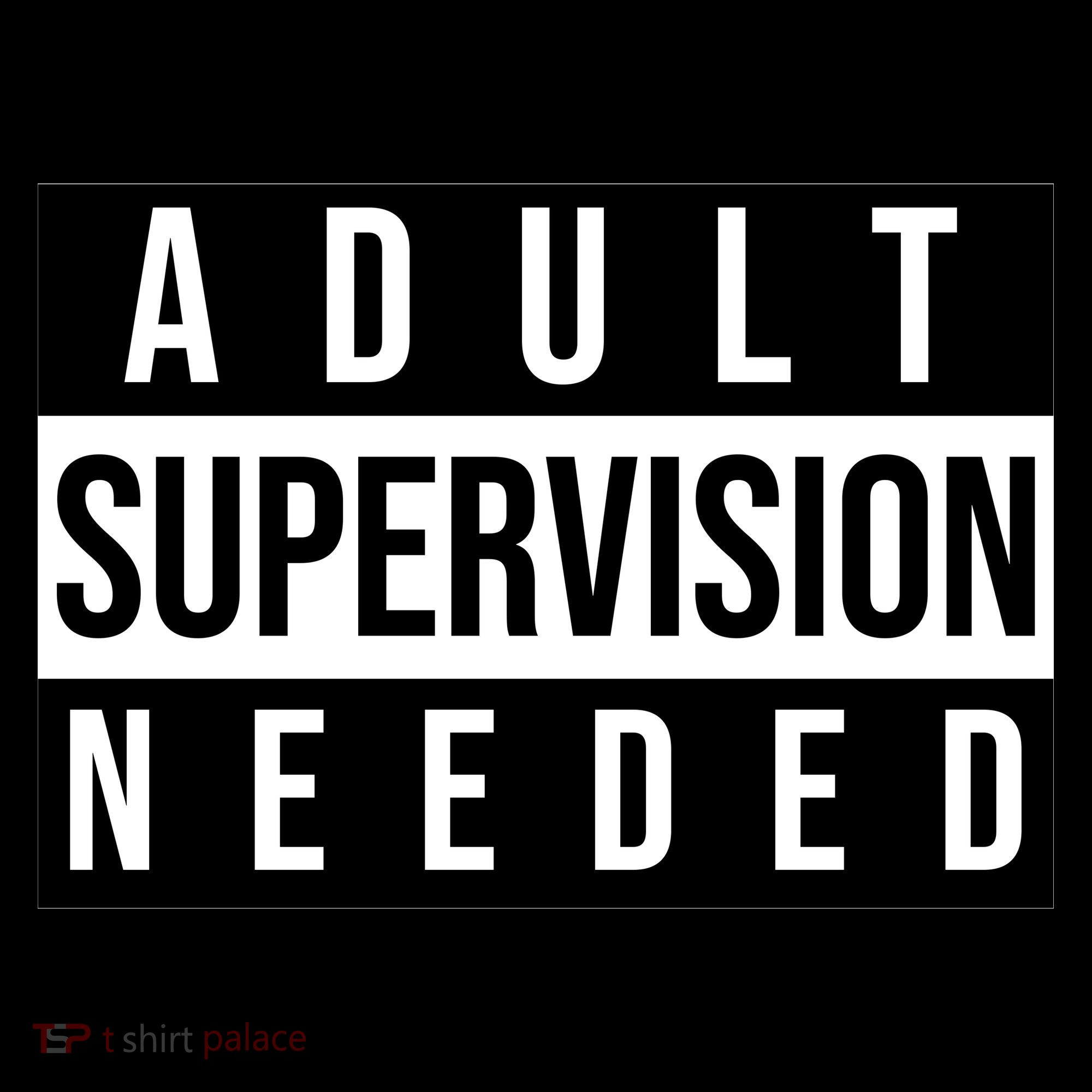 Adult Supervision Needed Funny Gift Women's Hoodie
