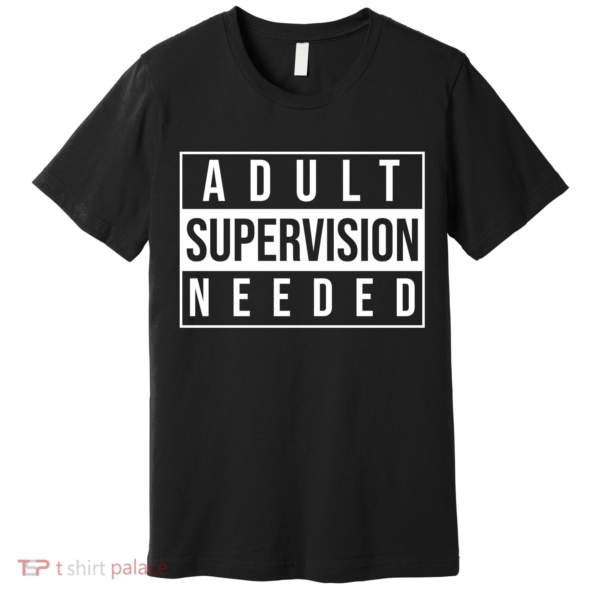 Adult Supervision Needed Funny Gift Premium T-Shirt