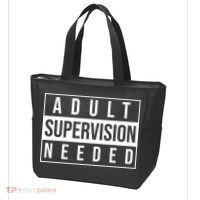 Adult Supervision Needed Funny Gift Tote Bag thumb 3
