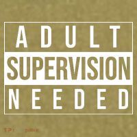 Adult Supervision Needed Funny Gift Garment-Dyed Women's Muscle Tee thumb 6