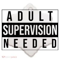 Adult Supervision Needed Funny Gift Ceramic Ornament thumb 2