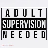 Adult Supervision Needed Funny Gift Comfort Colors Garment-Dyed Hooded Sweatshirt thumb 2