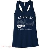 Asheville Souvenir North Carolina Lover Music Guitar Women's Tank Top thumb 0