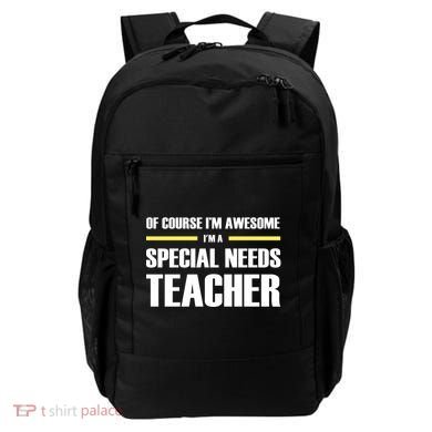 Awesome Special Needs Teacher Funny Gift Backpack