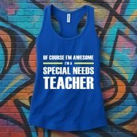 Awesome Special Needs Teacher Funny Gift Women's Tank Top thumb 3