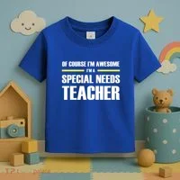 Awesome Special Needs Teacher Funny Gift Toddler T-Shirt thumb 3