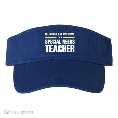 Awesome Special Needs Teacher Funny Gift Visor