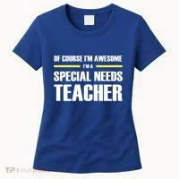 Awesome Special Needs Teacher Funny Gift Women's T-Shirt thumb 0