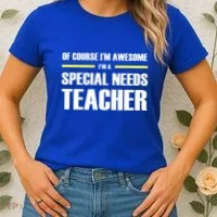 Awesome Special Needs Teacher Funny Gift Women's T-Shirt thumb 2