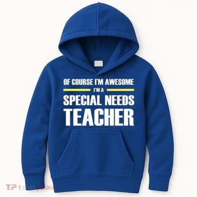Awesome Special Needs Teacher Funny Gift Kids Hoodie