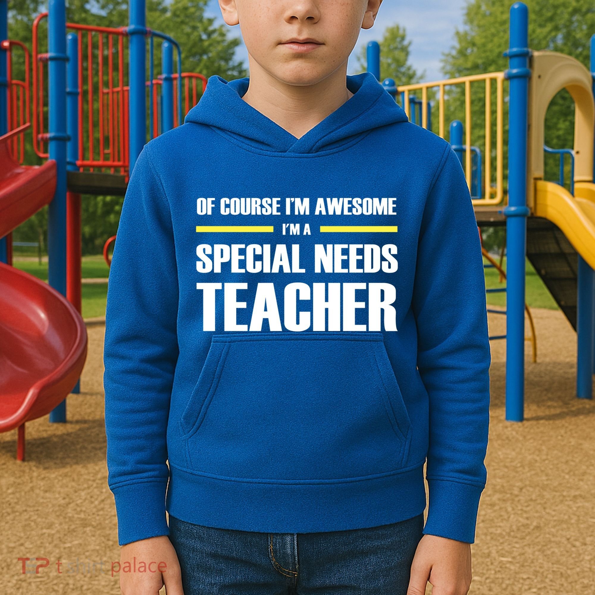 Awesome Special Needs Teacher Funny Gift Kids Hoodie