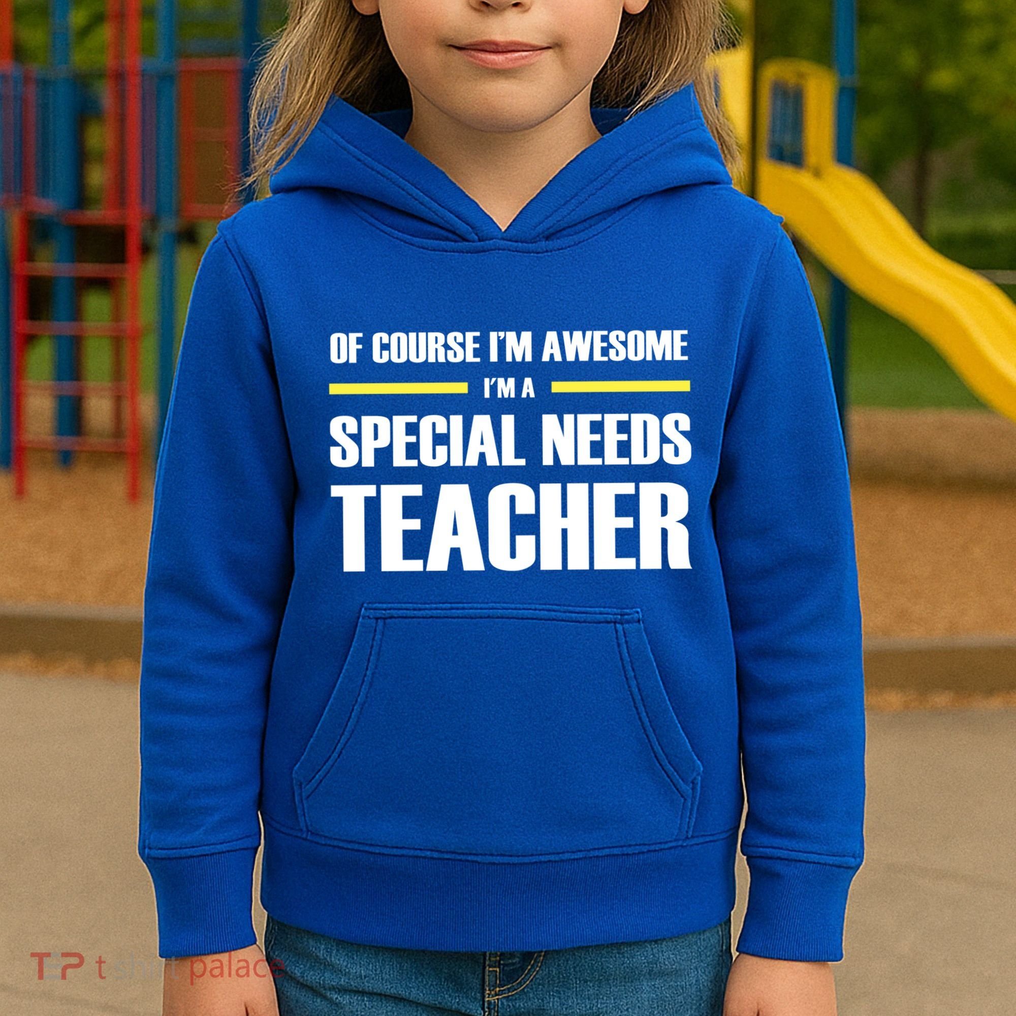 Awesome Special Needs Teacher Funny Gift Kids Hoodie