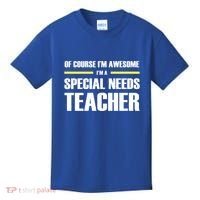 Awesome Special Needs Teacher Funny Gift Kids T-Shirt thumb 0