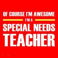 Awesome Special Needs Teacher Funny Gift Santa Hat thumb 1