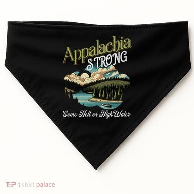 Appalachia Strong Nc Mountains USA-Made Doggie Bandana