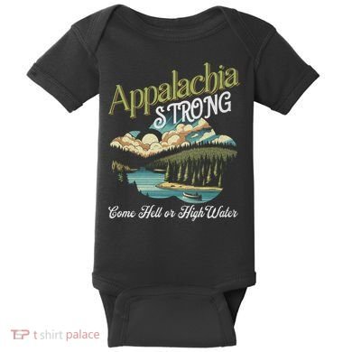 Appalachia Strong Nc Mountains Baby Bodysuit