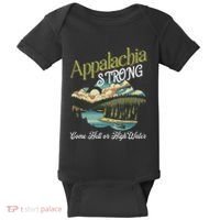 Appalachia Strong Nc Mountains Baby Bodysuit thumb 0