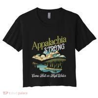 Appalachia Strong Nc Mountains Women's Crop Top Tee thumb 0