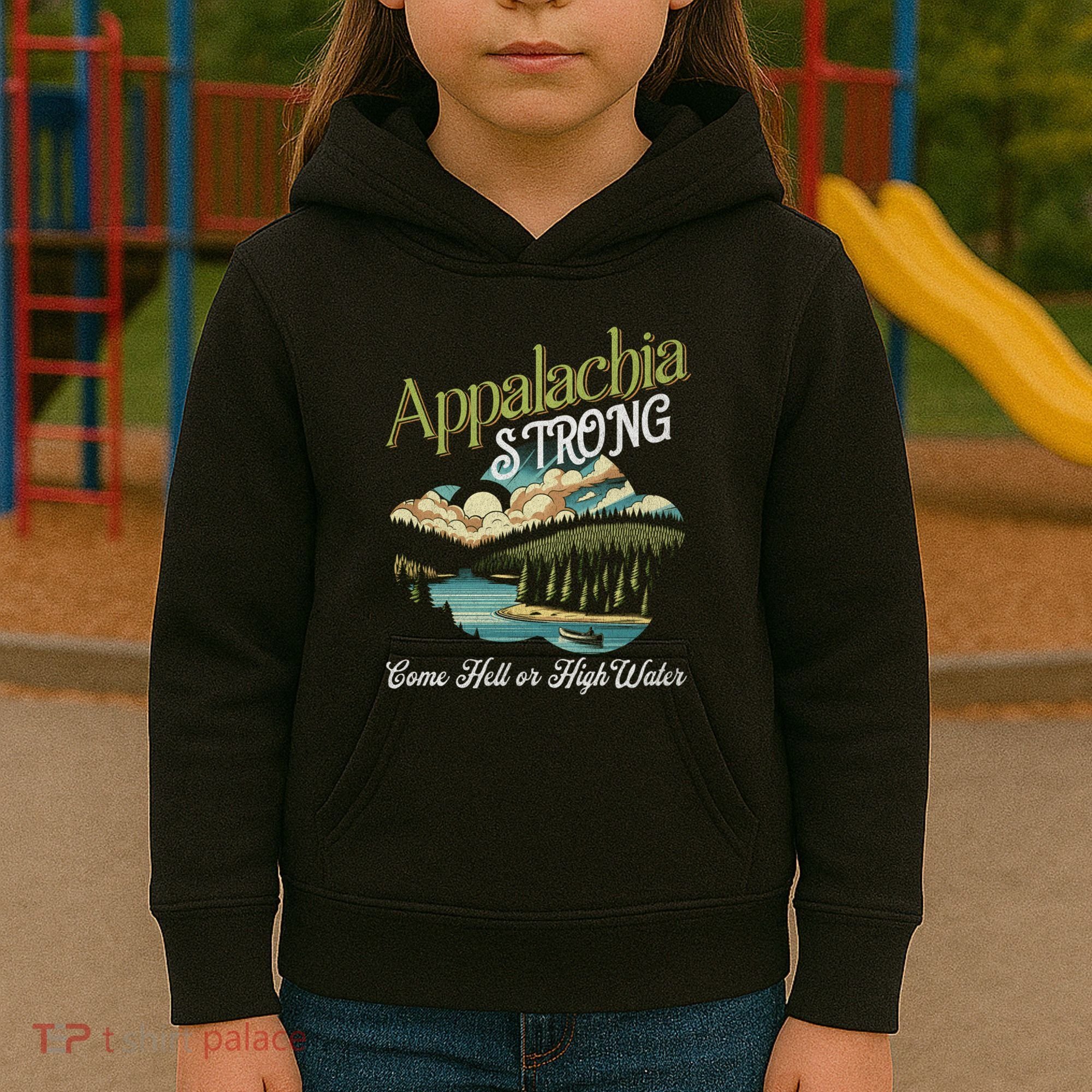 Appalachia Strong Nc Mountains Kids Hoodie