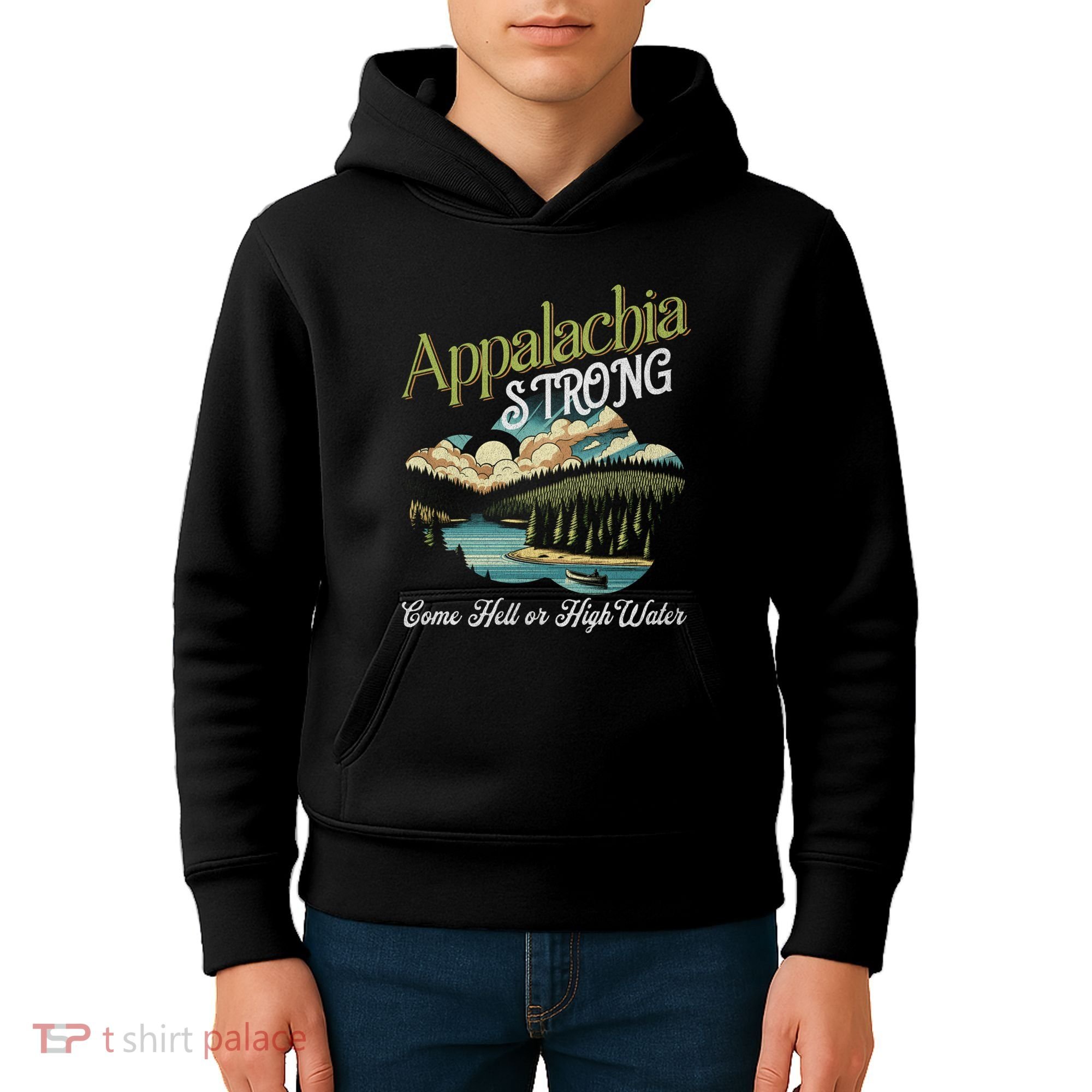 Appalachia Strong Nc Mountains Kids Hoodie