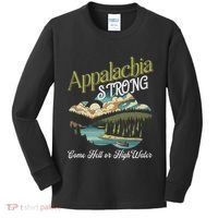 Appalachia Strong Nc Mountains Kids Long Sleeve Shirt thumb 0