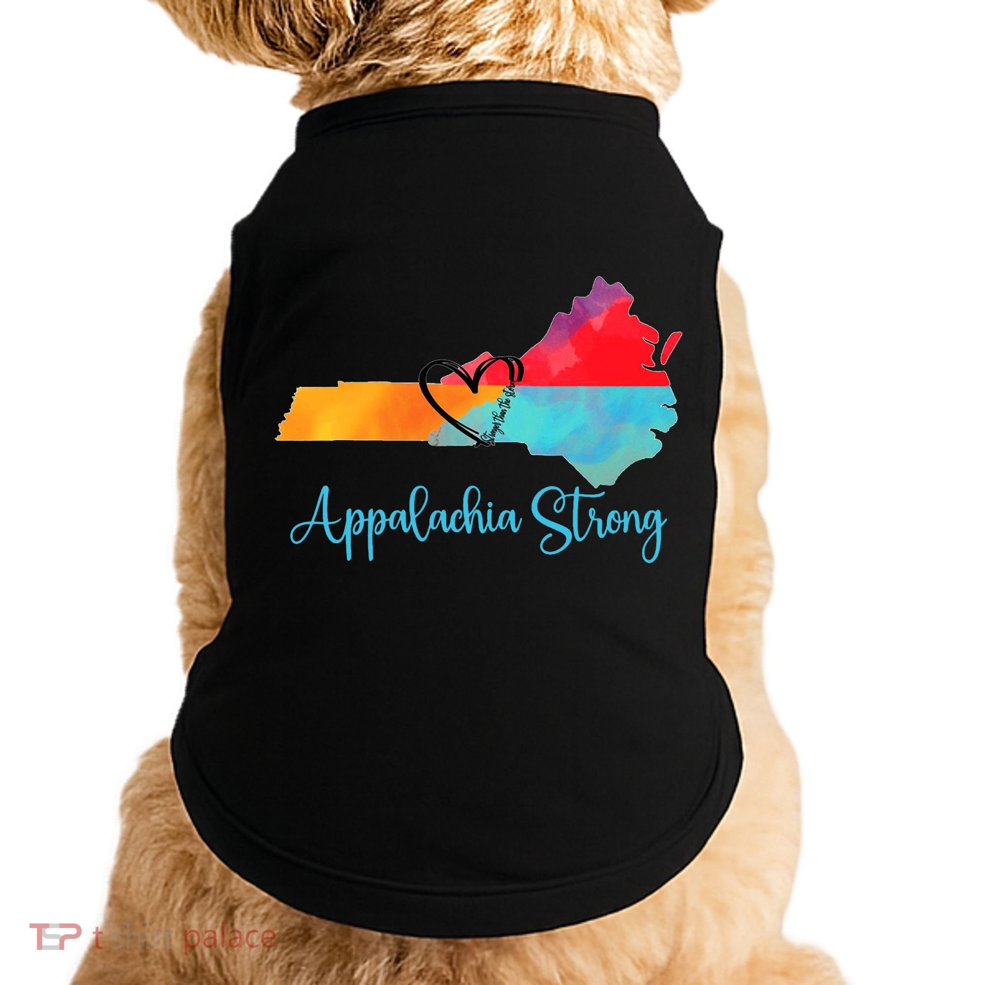 Appalachia Strong Nc Mountains Doggie Tank