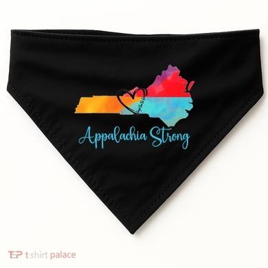 Appalachia Strong Nc Mountains USA-Made Doggie Bandana