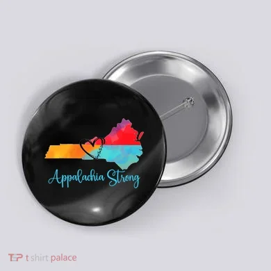 Appalachia Strong Nc Mountains Button