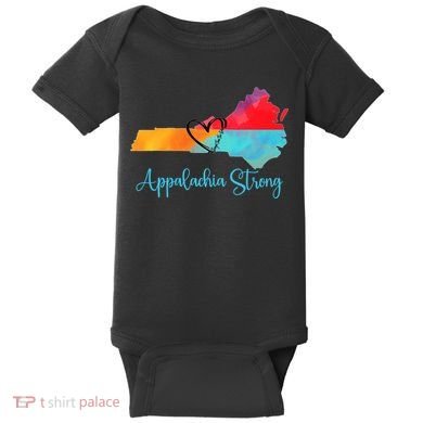 Appalachia Strong Nc Mountains Baby Bodysuit