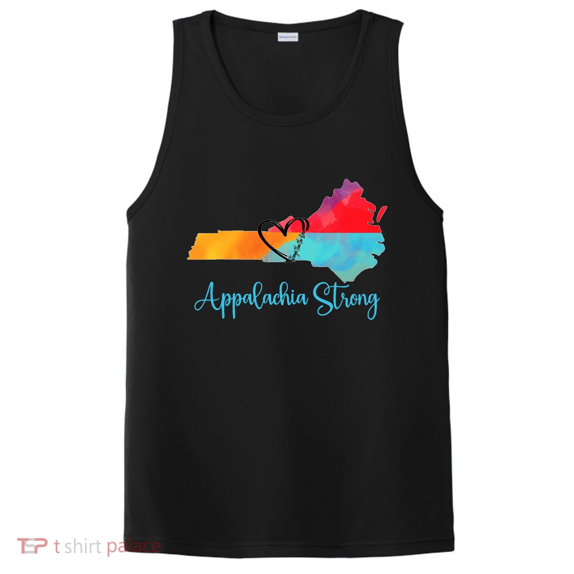 Appalachia Strong Nc Mountains PosiCharge Competitor Tank