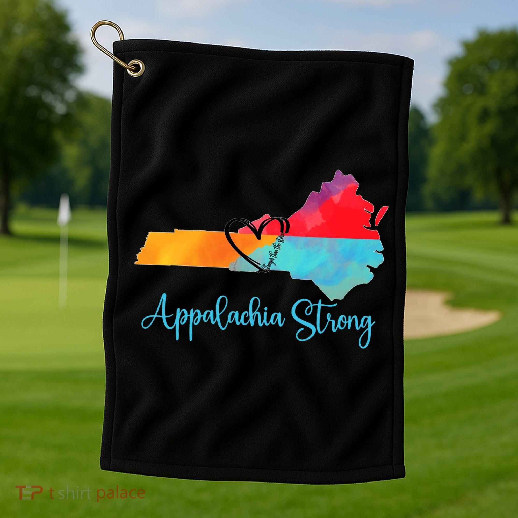 Appalachia Strong Nc Mountains Golf Towel