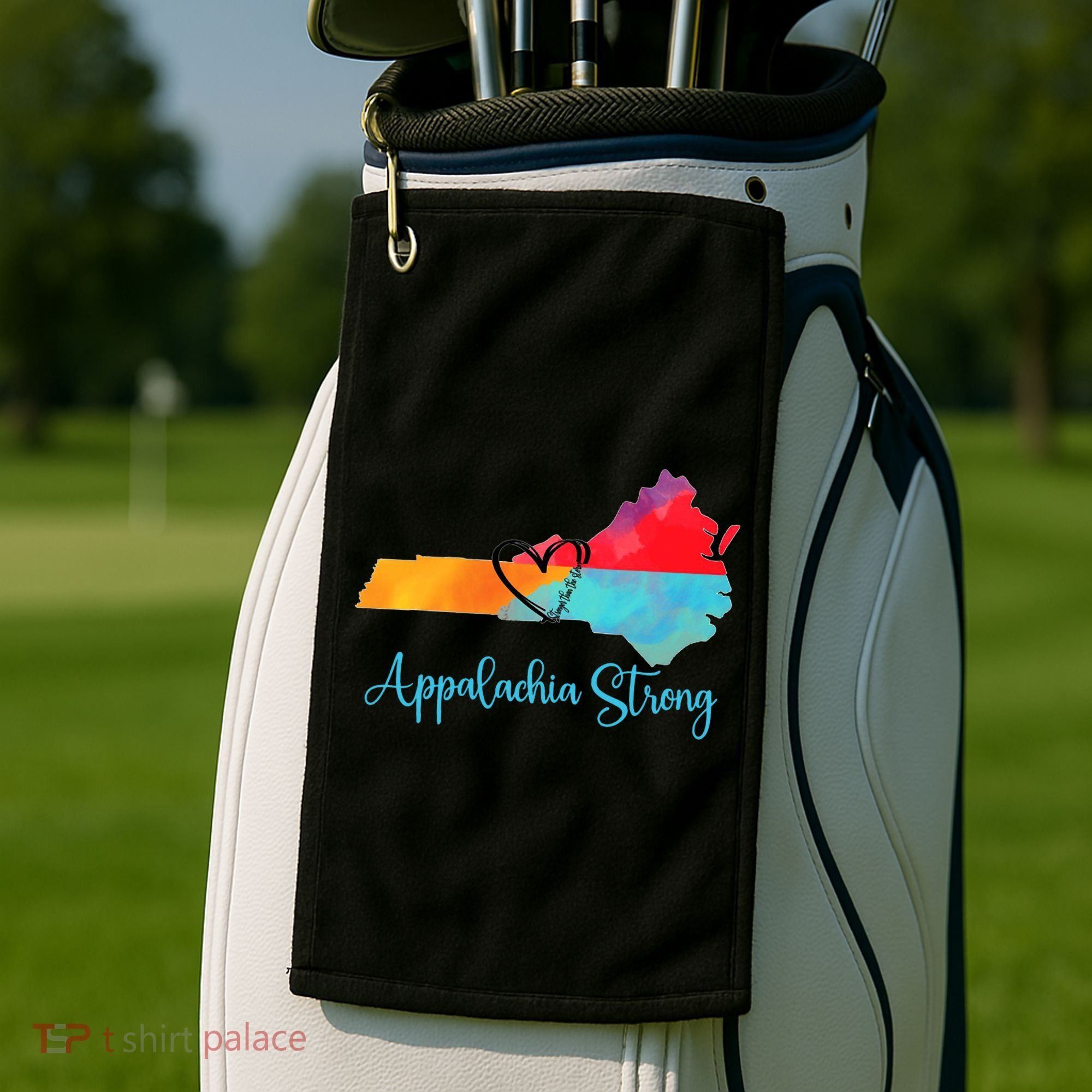 Appalachia Strong Nc Mountains Golf Towel