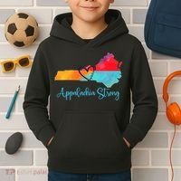 Appalachia Strong Nc Mountains Kids Hoodie thumb 2