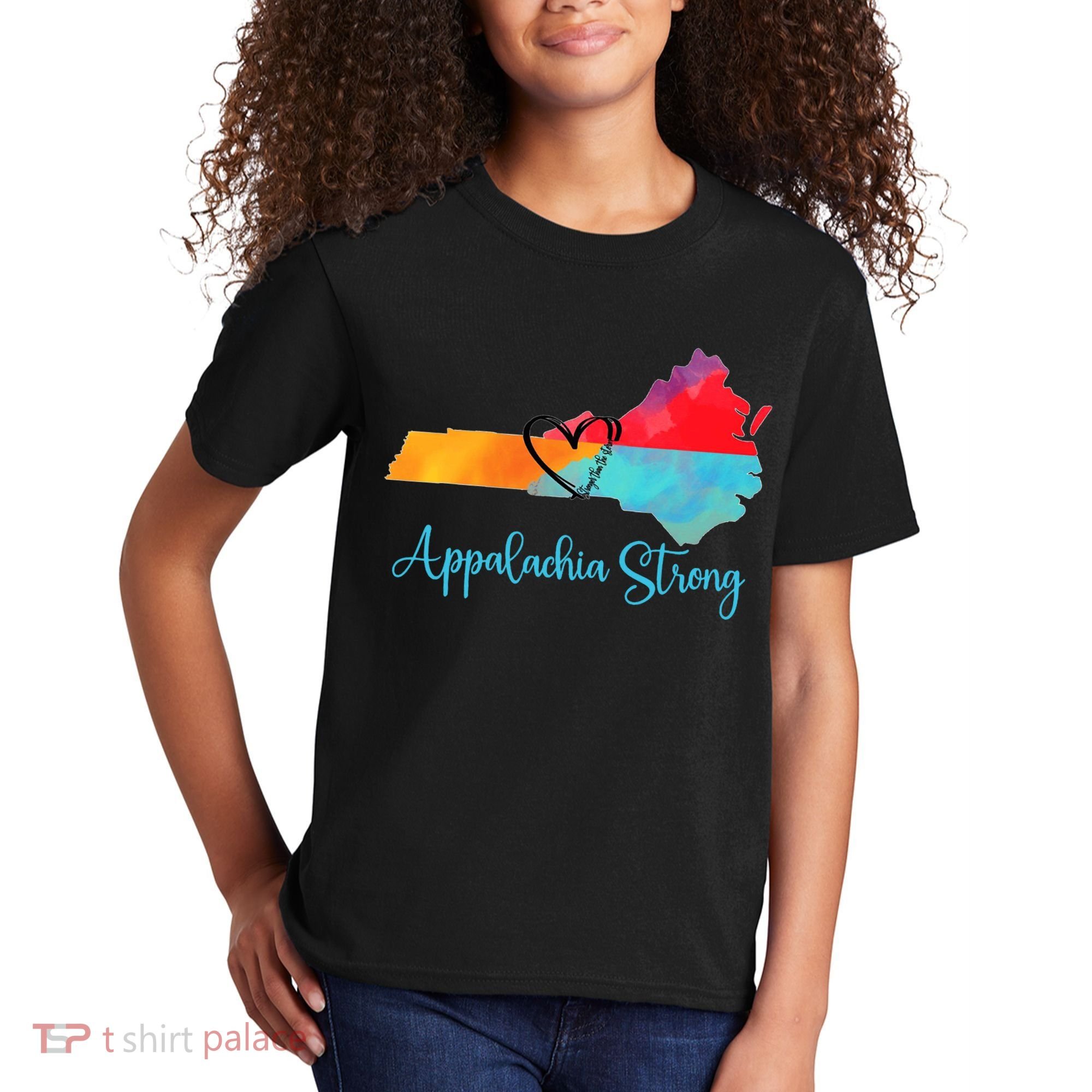 Appalachia Strong Nc Mountains Kids T-Shirt