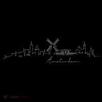 Amsterdam Skyline Netherlands Holand Amsterdam Baby Bodysuit thumb 2