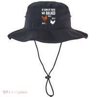 At Some Of These We Balked Chicken Lover Farmer Farm Gift Bucket Hat thumb 0