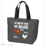 At Some Of These We Balked Chicken Lover Farmer Farm Gift Tote Bag thumb 3