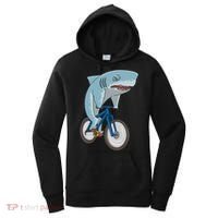 A Shark On A Bike Is A Fitness Beast Gift Women's Hoodie thumb 0
