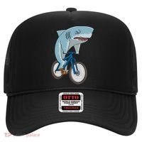 A Shark On A Bike Is A Fitness Beast Gift Hat thumb 0