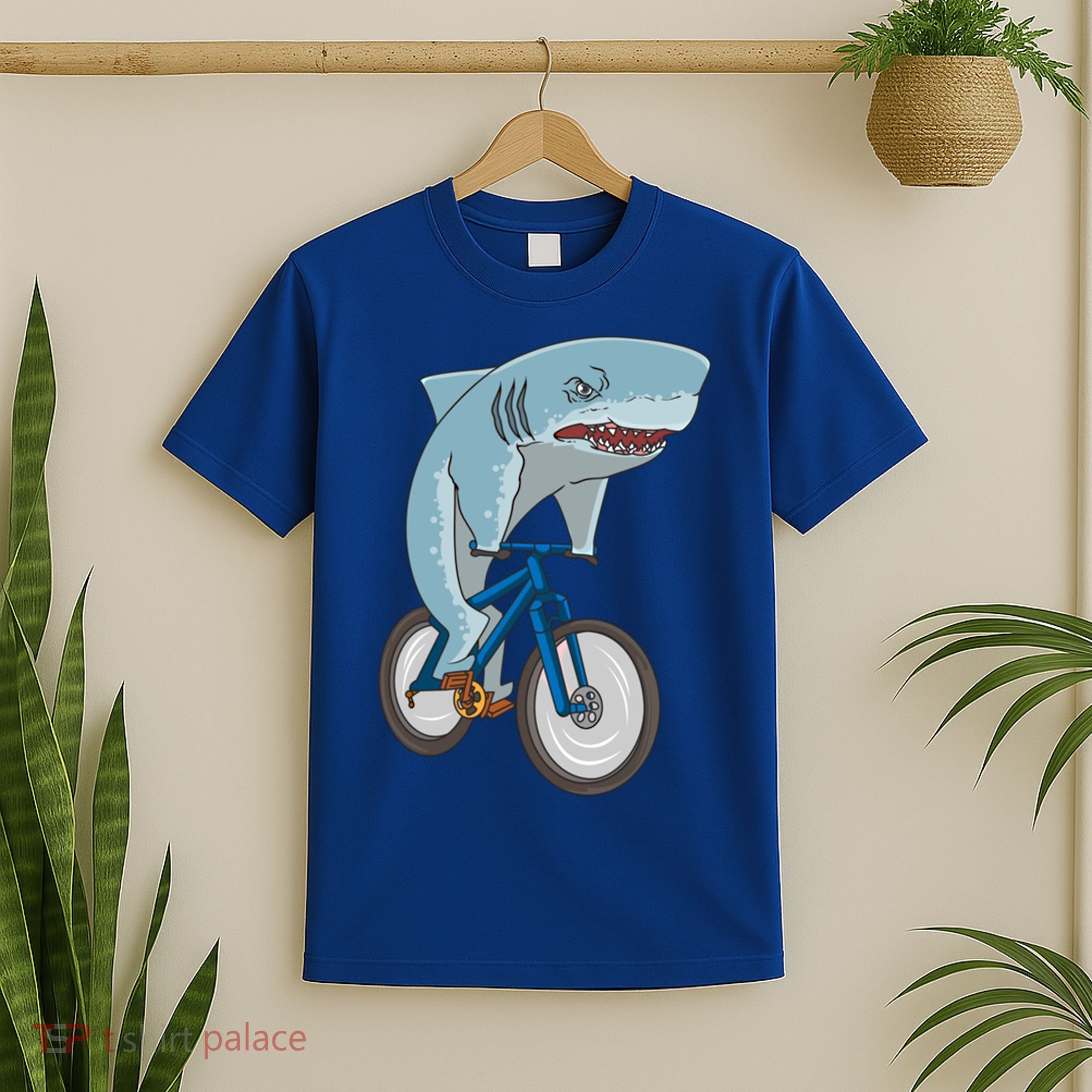 A Shark On A Bike Is A Fitness Beast Gift T-Shirt