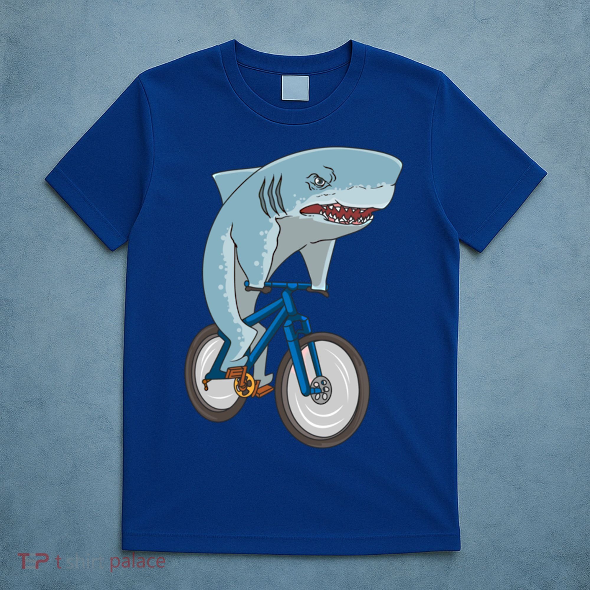A Shark On A Bike Is A Fitness Beast Gift T-Shirt