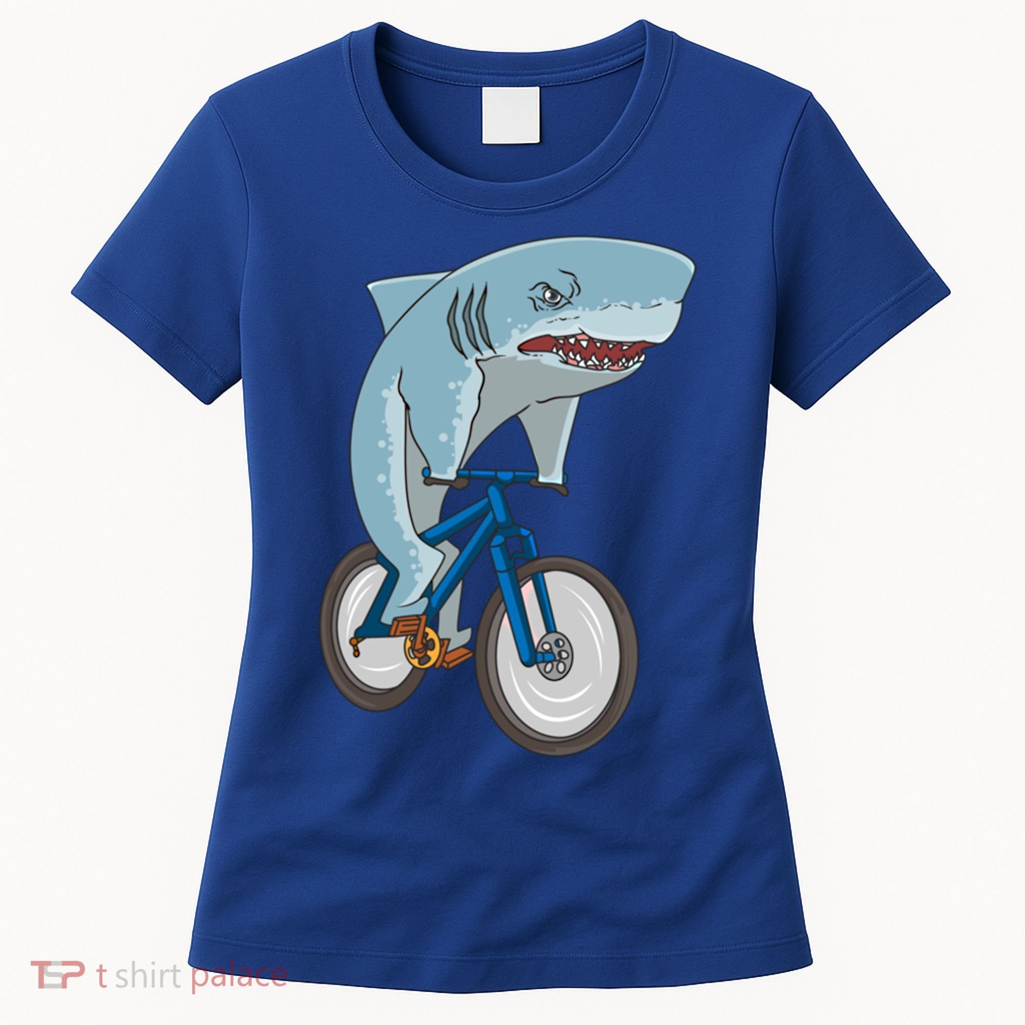 A Shark On A Bike Is A Fitness Beast Gift Women's T-Shirt