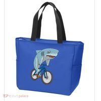 A Shark On A Bike Is A Fitness Beast Gift Tote Bag thumb 3