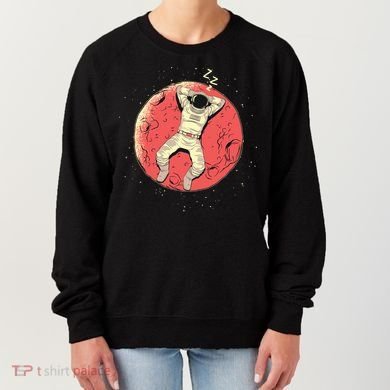 Astronaut Sleeping On Moon Women's Sweatshirt